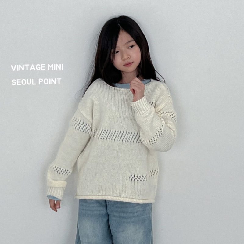 Minipoint - Korean Children Fashion - #prettylittlegirls - Knee Denim Pants - 10
