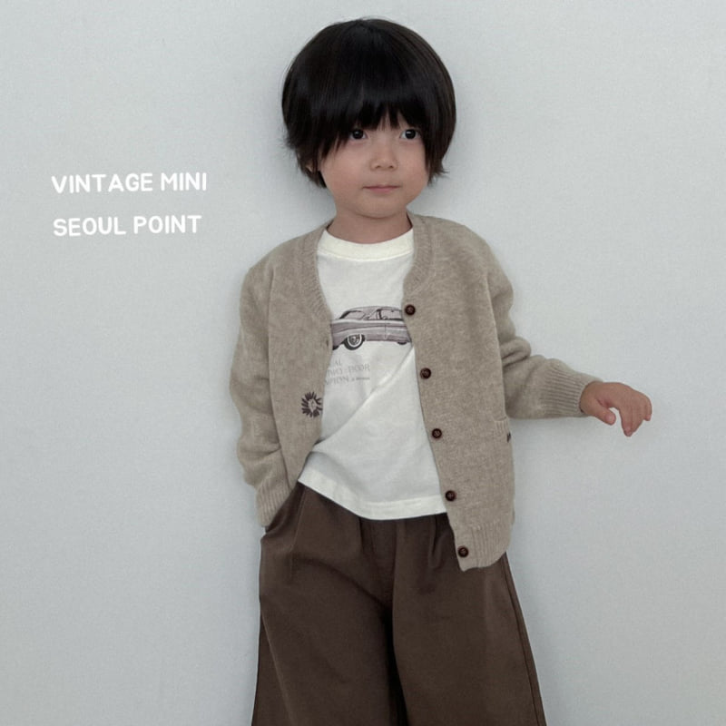 Minipoint - Korean Children Fashion - #prettylittlegirls - Oat Knit Cardigan - 8