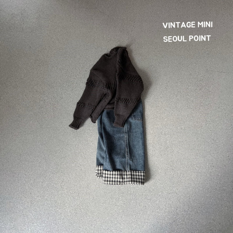 Minipoint - Korean Children Fashion - #prettylittlegirls - Modern Knit Sweater - 2