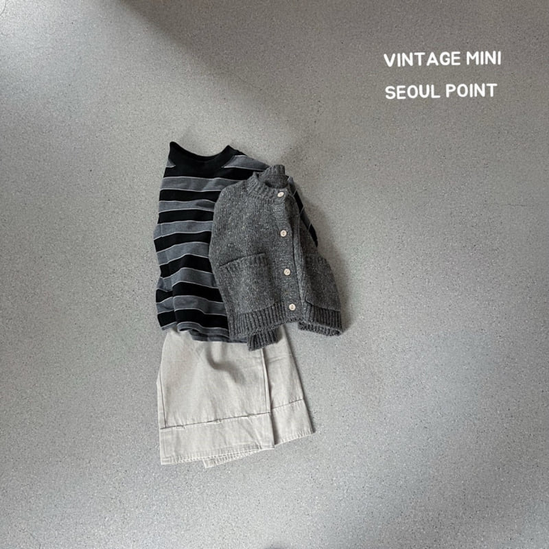Minipoint - Korean Children Fashion - #stylishchildhood - Popcorn Knit Cardigan - 3