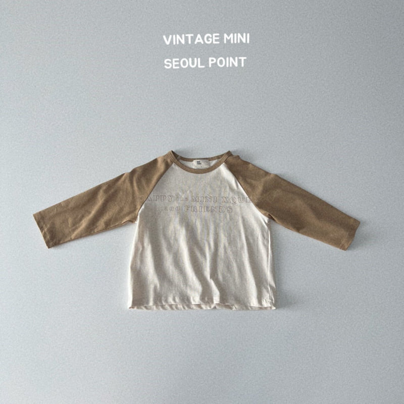 Minipoint - Korean Children Fashion - #stylishchildhood - MINI Raglan Tee