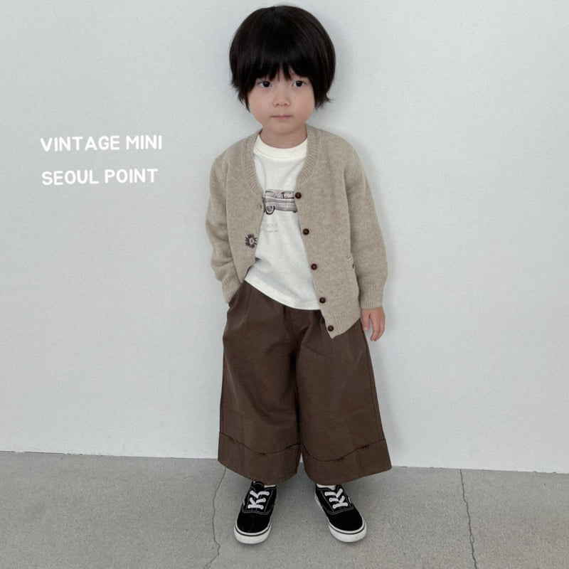 Minipoint - Korean Children Fashion - #toddlerclothing - Oat Knit Cardigan - 10