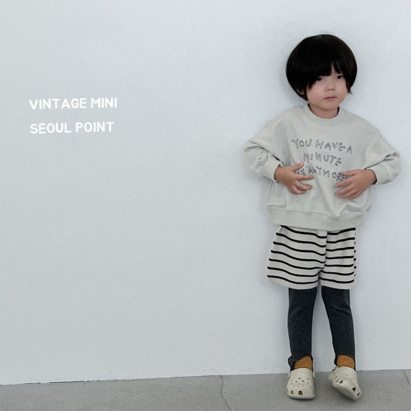Minipoint - Korean Children Fashion - #toddlerclothing - MINUTE Sweatshirt - 9