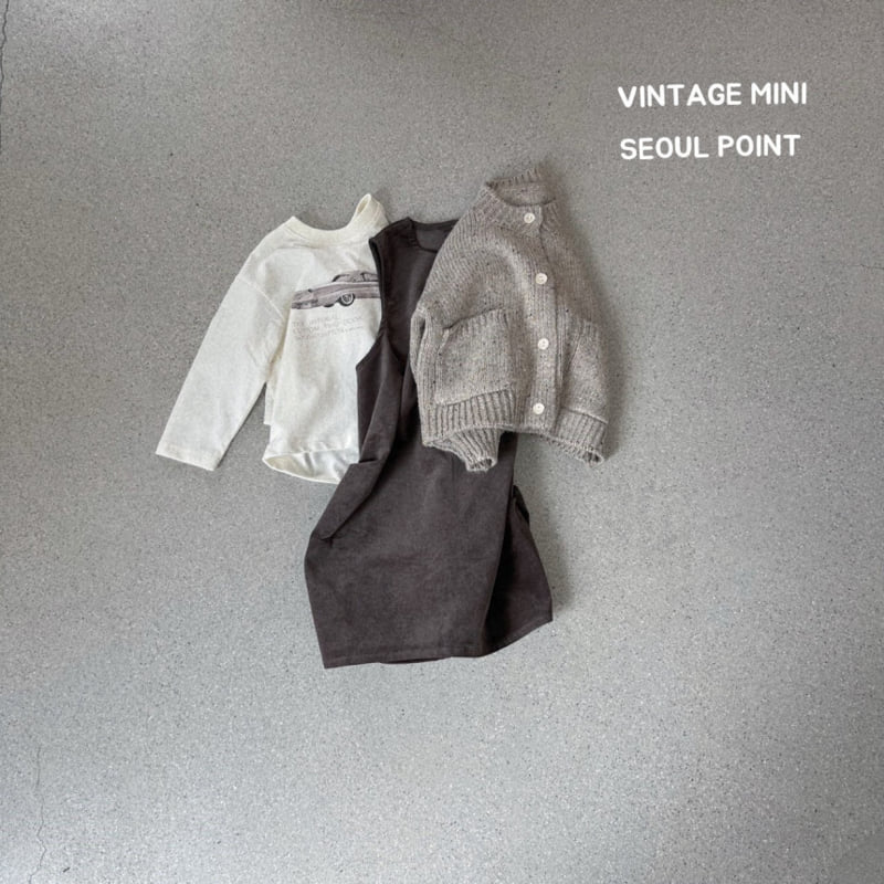 Minipoint - Korean Children Fashion - #toddlerclothing - Popcorn Knit Cardigan - 2