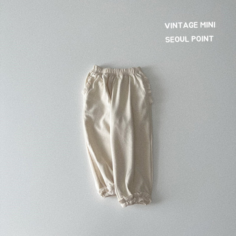 Minipoint - Korean Children Fashion - #toddlerclothing - Lace + Pants