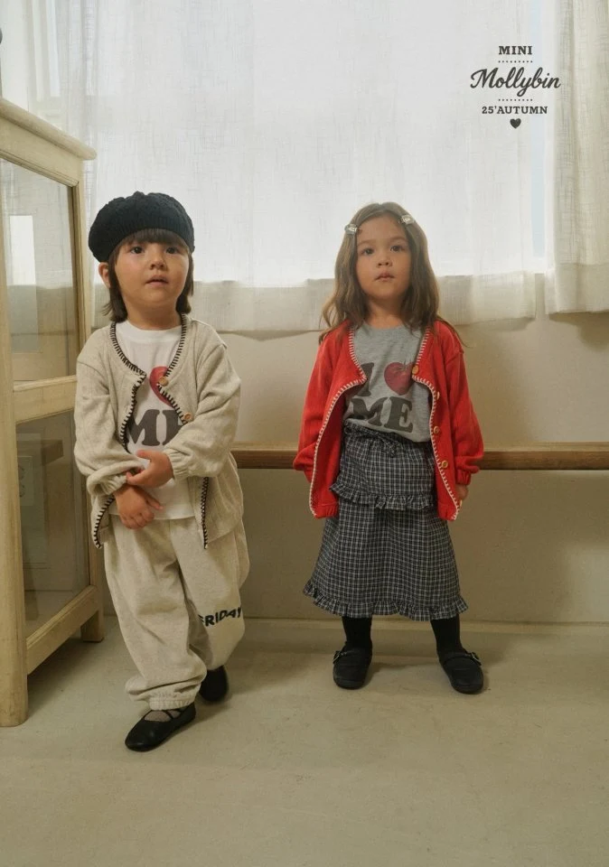 Mollybin - Korean Children Fashion - #Kfashion4kids - Cuddle Embroidery Cardigan - 11