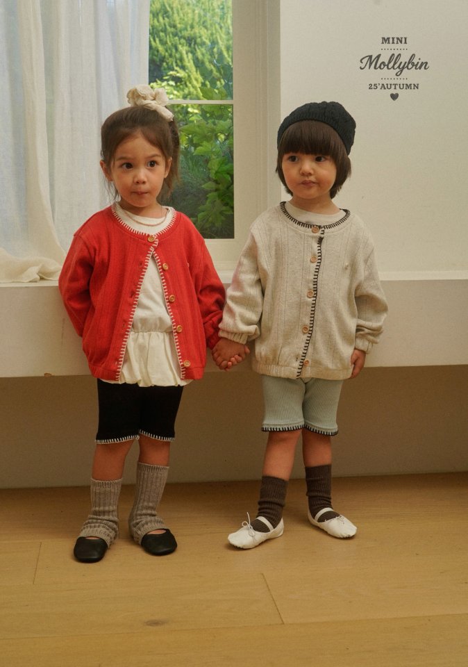 Mollybin - Korean Children Fashion - #childofig - Cuddle Embroidery Leggings - 6
