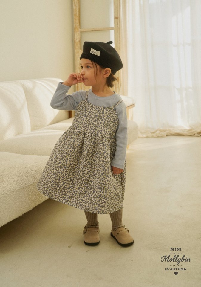 Mollybin - Korean Children Fashion - #childofig - New Celine Quilted One-piece - 12