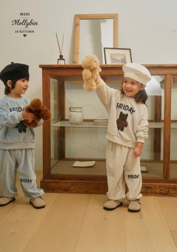 Mollybin - Korean Children Fashion - #childofig - Cozy Velvet Set - 10