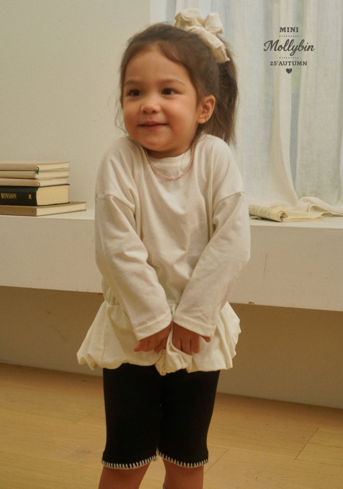 Mollybin - Korean Children Fashion - #childrensboutique - Bonnie Balloon Tee - 6