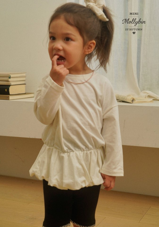 Mollybin - Korean Children Fashion - #designkidswear - Bonnie Balloon Tee - 7