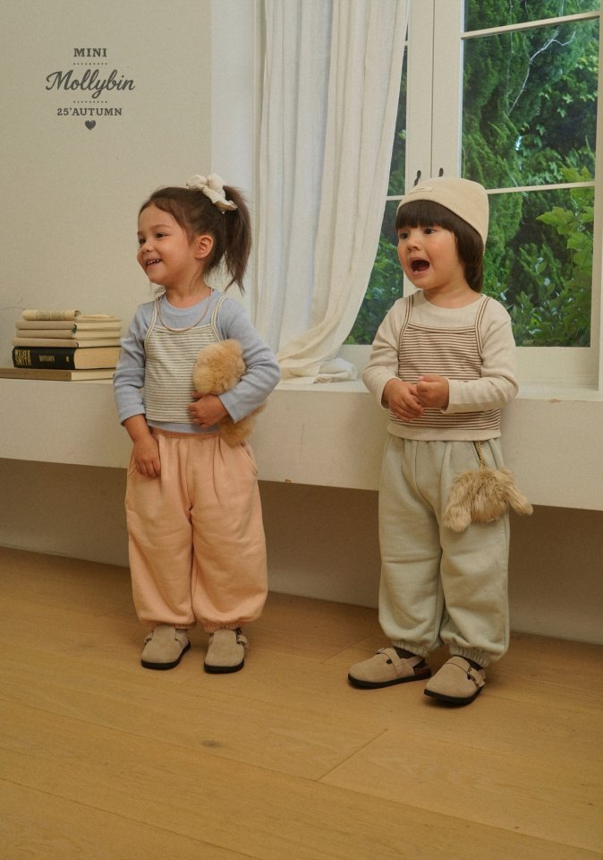 Mollybin - Korean Children Fashion - #designkidswear - Manon Pintuck Jogger Pants - 4