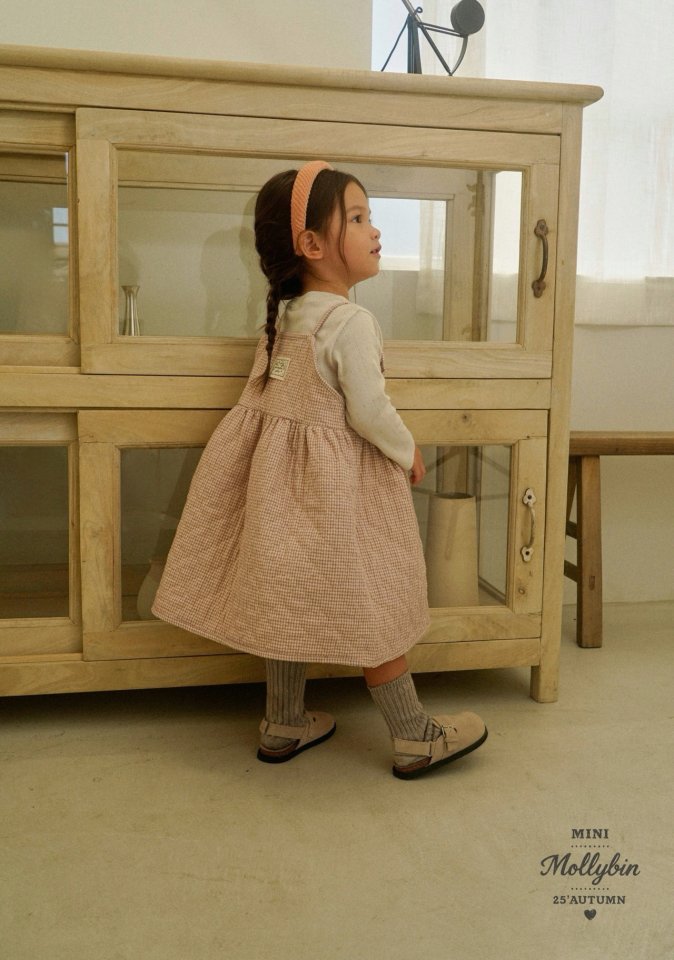 Mollybin - Korean Children Fashion - #discoveringself - New Celine Quilted One-piece - 2