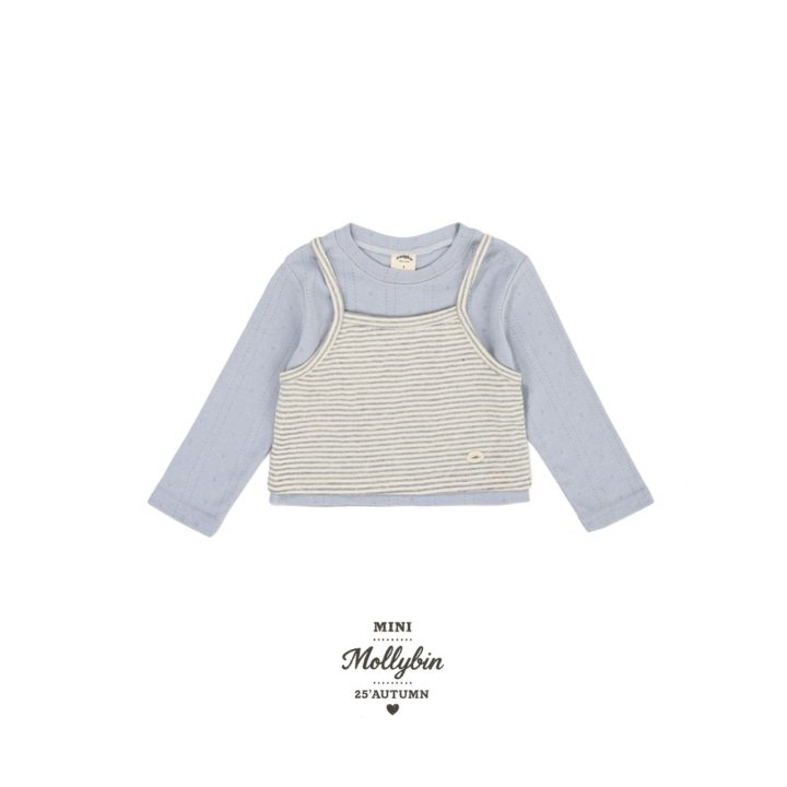 Mollybin - Korean Children Fashion - #kidsshorts - Chichi Layered Tee - 2