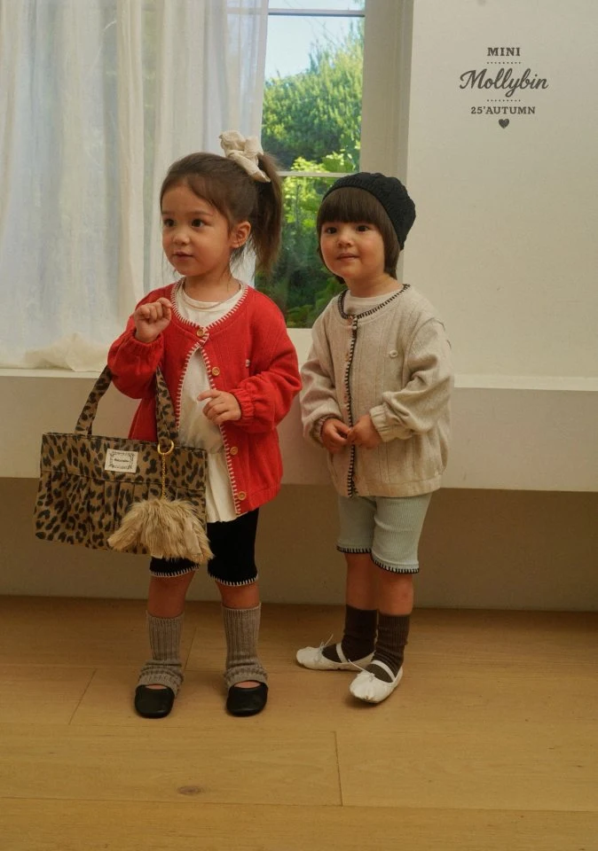 Mollybin - Korean Children Fashion - #kidsstore - Cuddle Embroidery Cardigan - 9