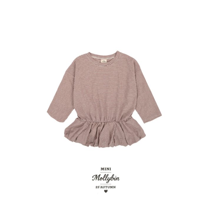Mollybin - Korean Children Fashion - #kidzfashiontrend - Bonnie Balloon Tee - 12