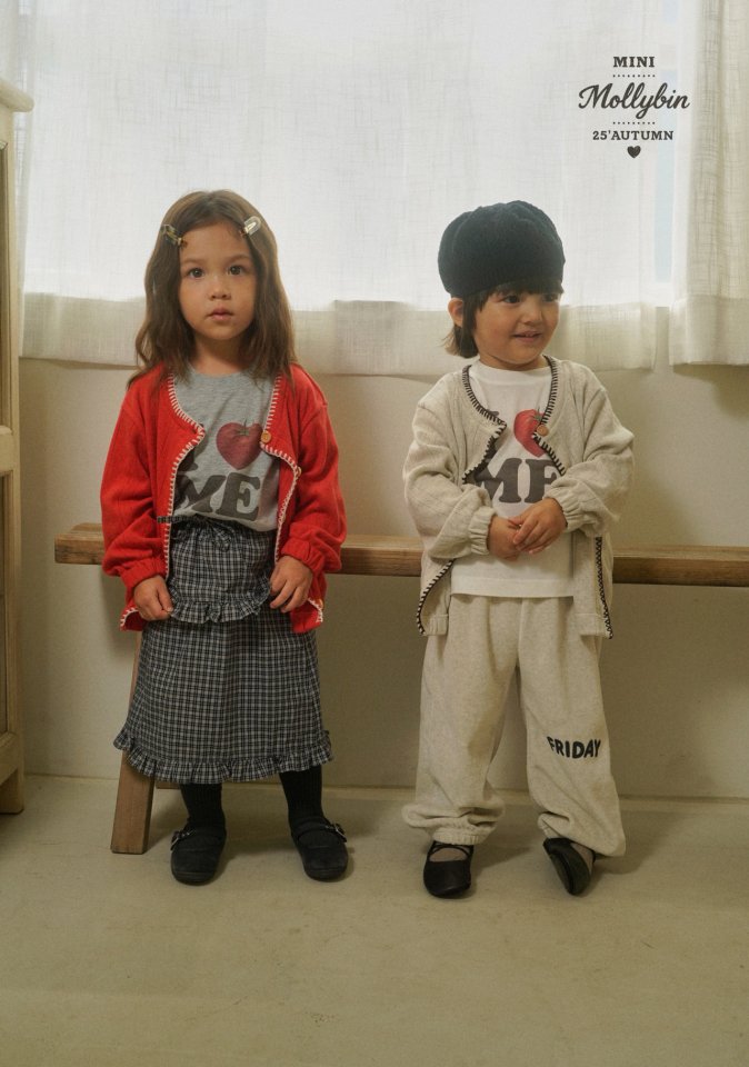 Mollybin - Korean Children Fashion - #littlefashionista - Cuddle Embroidery Cardigan - 12