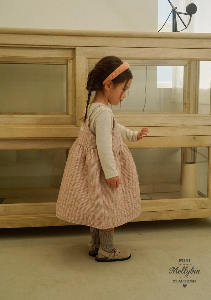 Mollybin - Korean Children Fashion - #magicofchildhood - New Celine Quilted One-piece - 9