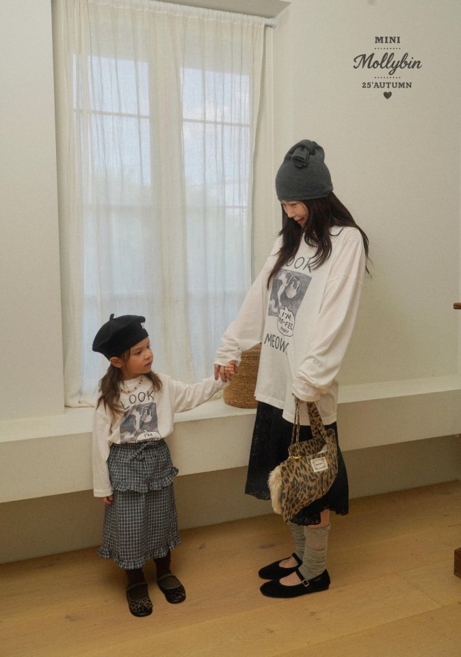 Mollybin - Korean Children Fashion - #minifashionista - Leah Check Skirt - 11