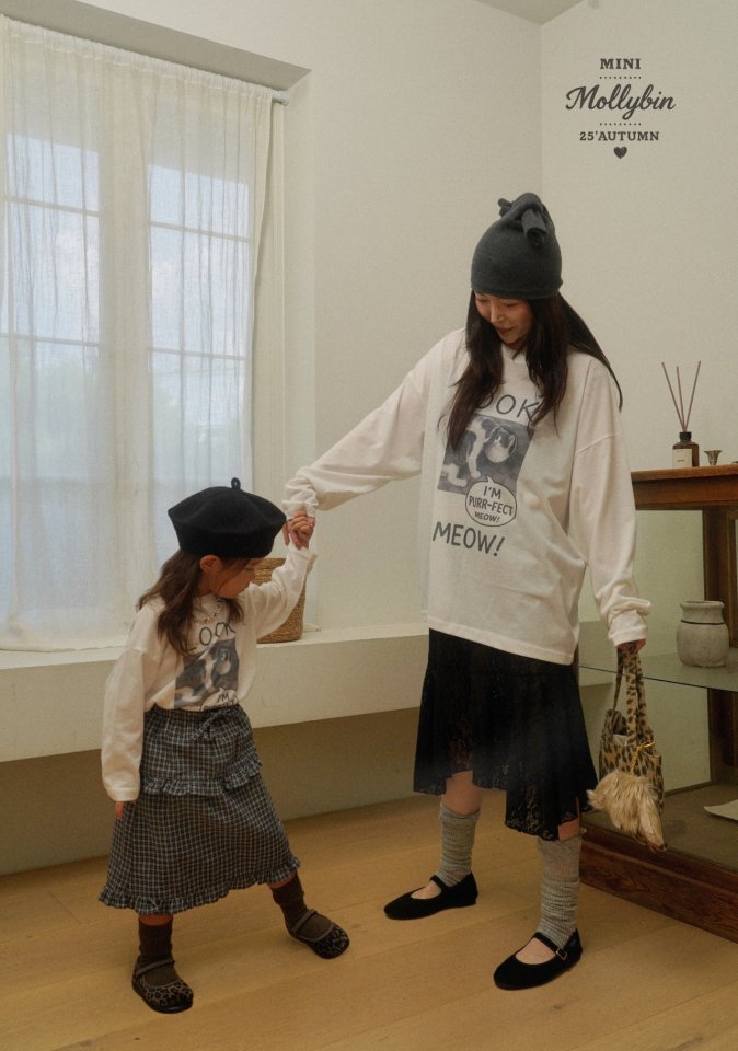 Mollybin - Korean Children Fashion - #prettylittlegirls - Leah Check Skirt - 12