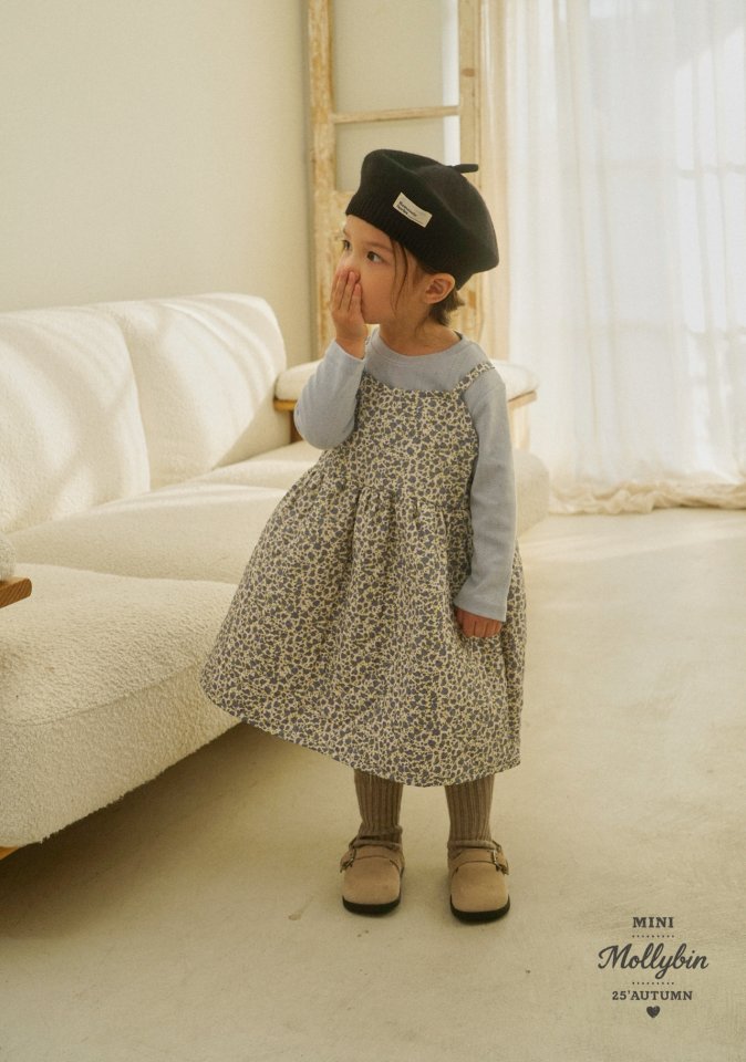 Mollybin - Korean Children Fashion - #prettylittlegirls - New Celine Quilted One-piece - 11