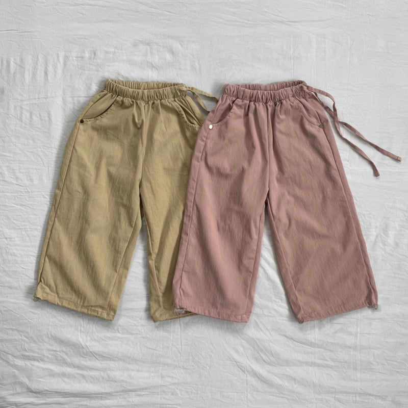 Mome - Korean Children Fashion - #Kfashion4kids - Daily String Pants - 6