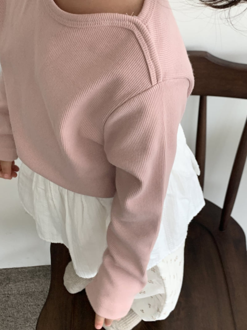 Mome - Korean Children Fashion - #childofig - Daily Ribbed Tee - 6