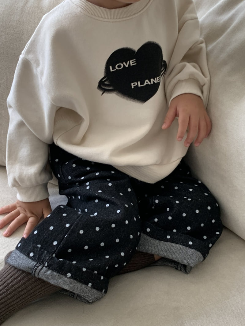 Mome - Korean Children Fashion - #childofig - Love Planet Sweatshirt - 7