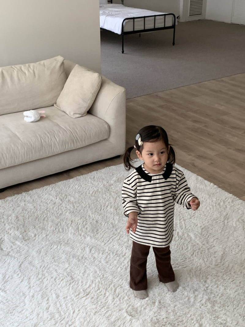 Mome - Korean Children Fashion - #childofig - Sailor Stripe Tee - 4