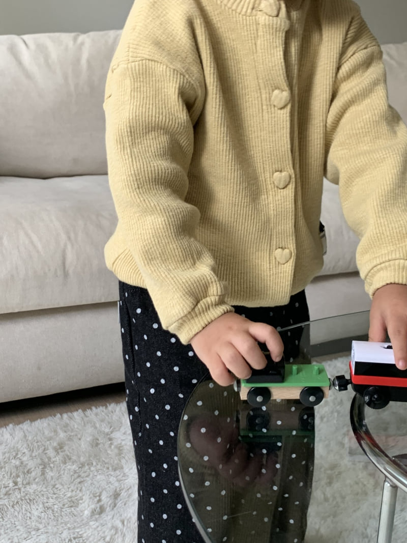 Mome - Korean Children Fashion - #childrensboutique - Dot Denim Pants - 11