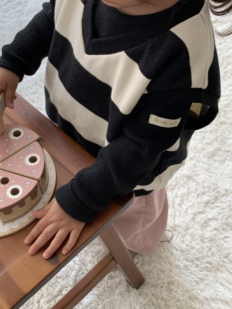 Mome - Korean Children Fashion - #designkidswear - Stripe V Vest - 11