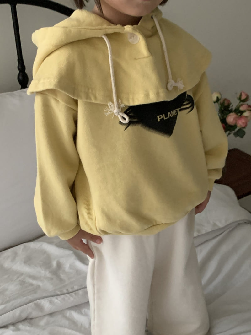 Mome - Korean Children Fashion - #discoveringself - Love Planet Sweatshirt - 11