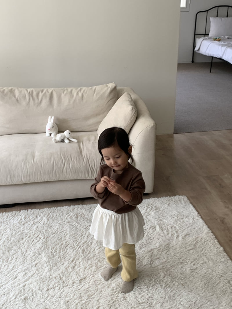 Mome - Korean Children Fashion - #kidsshorts - Daily Ribbed Tee - 11
