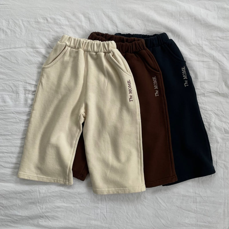 Mome - Korean Children Fashion - #kidsshorts - Wide Sweatpants - 5