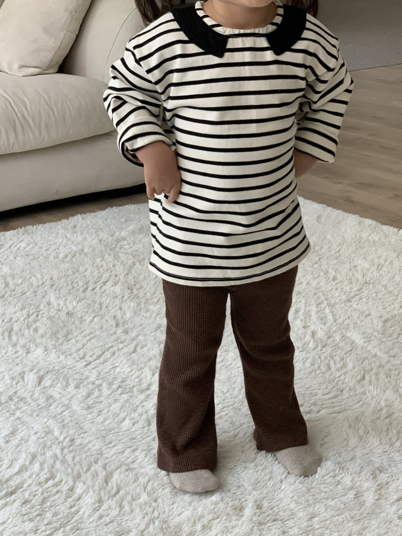Mome - Korean Children Fashion - #kidzfashiontrend - Sailor Stripe Tee - 10