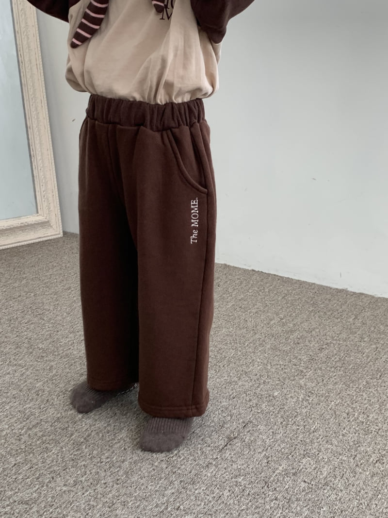 Mome - Korean Children Fashion - #kidzfashiontrend - Wide Sweatpants - 7