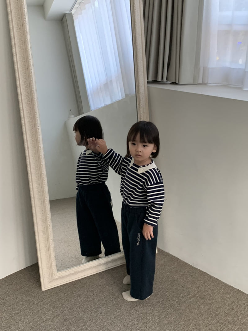 Mome - Korean Children Fashion - #littlefashionista - Sailor Stripe Tee - 12