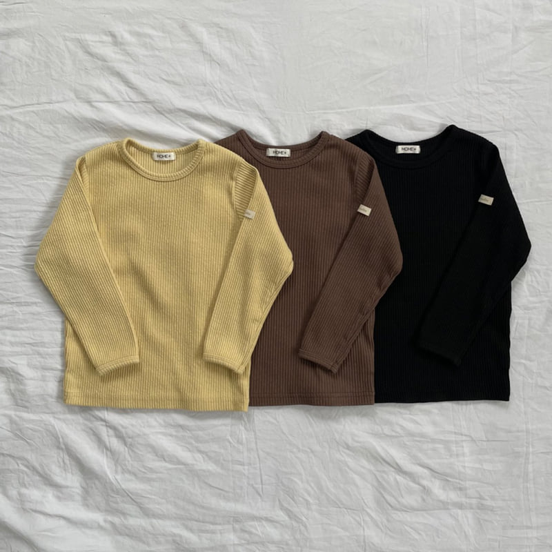 Mome - Korean Children Fashion - #littlefashionista - Cheese Basic Tee - 5