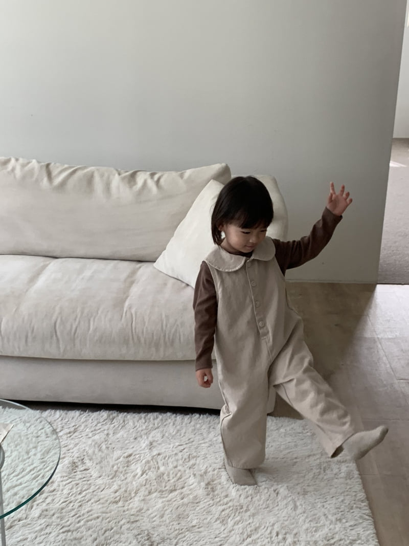Mome - Korean Children Fashion - #prettylittlegirls - Round Collar Suit - 5
