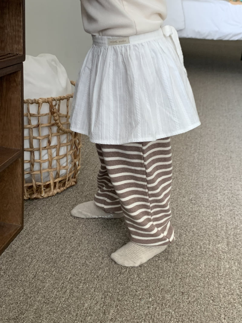Mome - Korean Children Fashion - #prettylittlegirls - Waffle Jogger Pants - 4