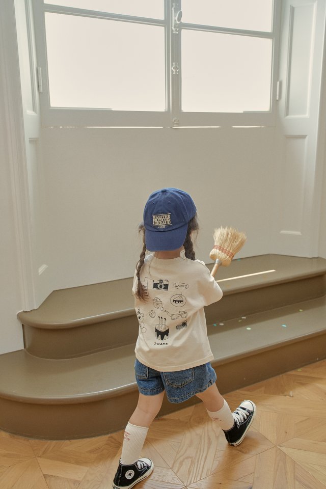 Momo Ann - Korean Children Fashion - #Kfashion4kids - Kitsch Denim Skirt - 6