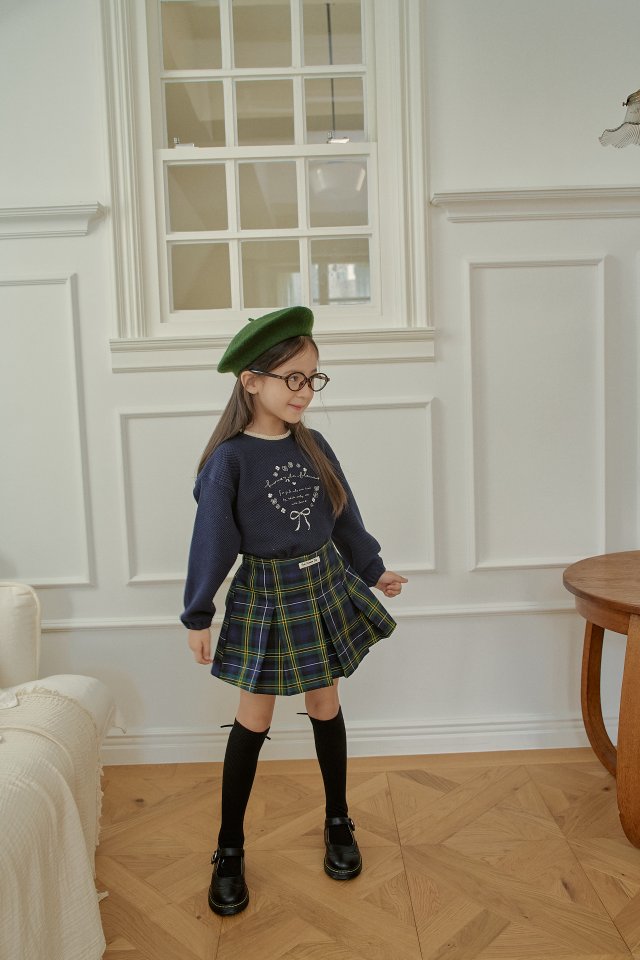 Momo Ann - Korean Children Fashion - #childofig - Check Pleats - 9
