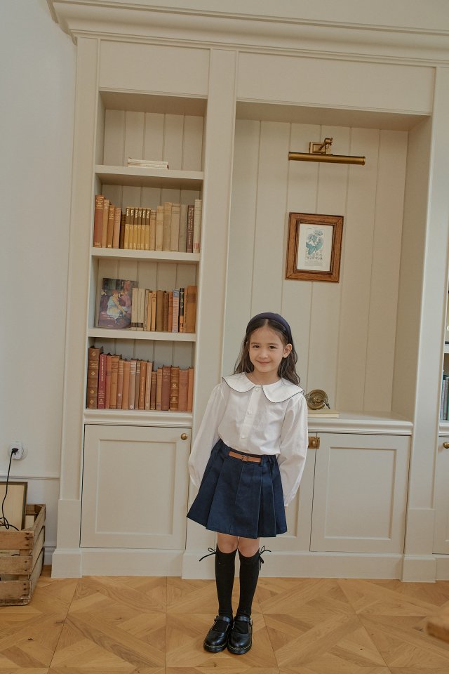 Momo Ann - Korean Children Fashion - #childofig - Cotton Belt Skirt - 8