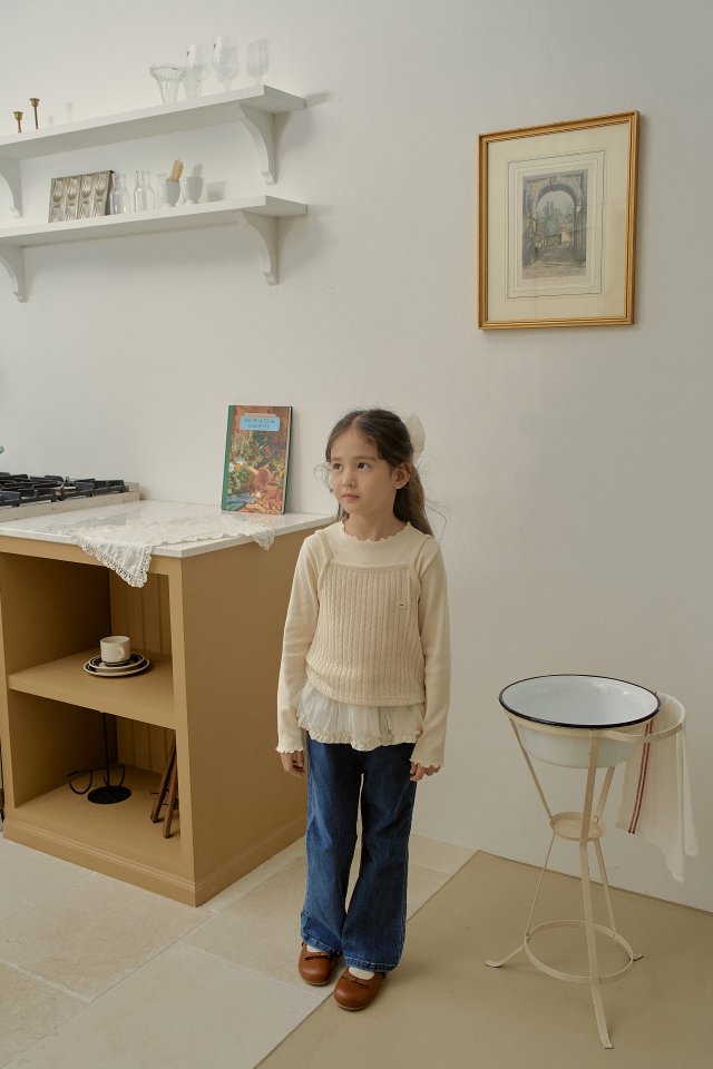 Momo Ann - Korean Children Fashion - #childofig - Ribbed Long Tee - 7