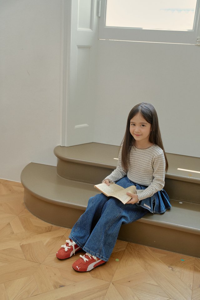 Momo Ann - Korean Children Fashion - #stylishchildhood - Tommy Stripe Tee - 4