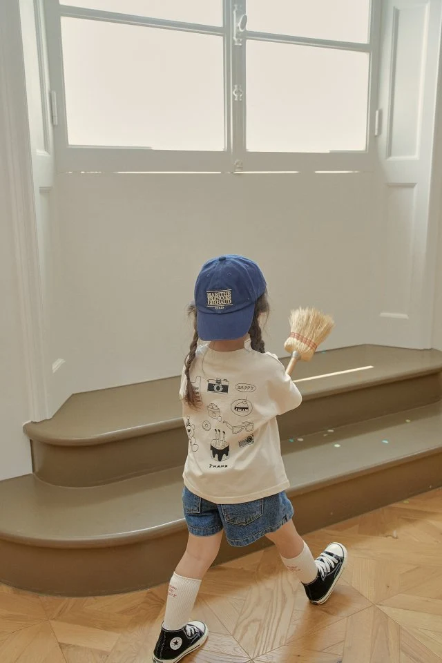 Momo Ann - Korean Children Fashion - #childofig - Happy Short Sleeve Tee - 3