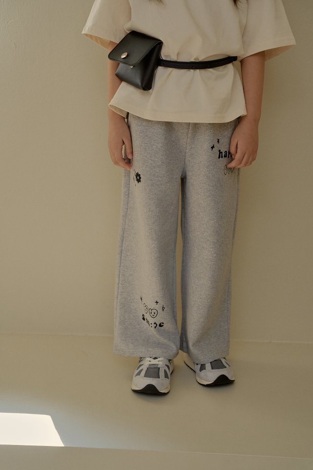 Momo Ann - Korean Children Fashion - #childrensboutique - Happy Wide Pants - 3