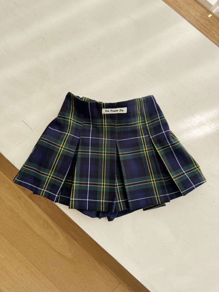Momo Ann - Korean Children Fashion - #designkidswear - Check Pleats - 11
