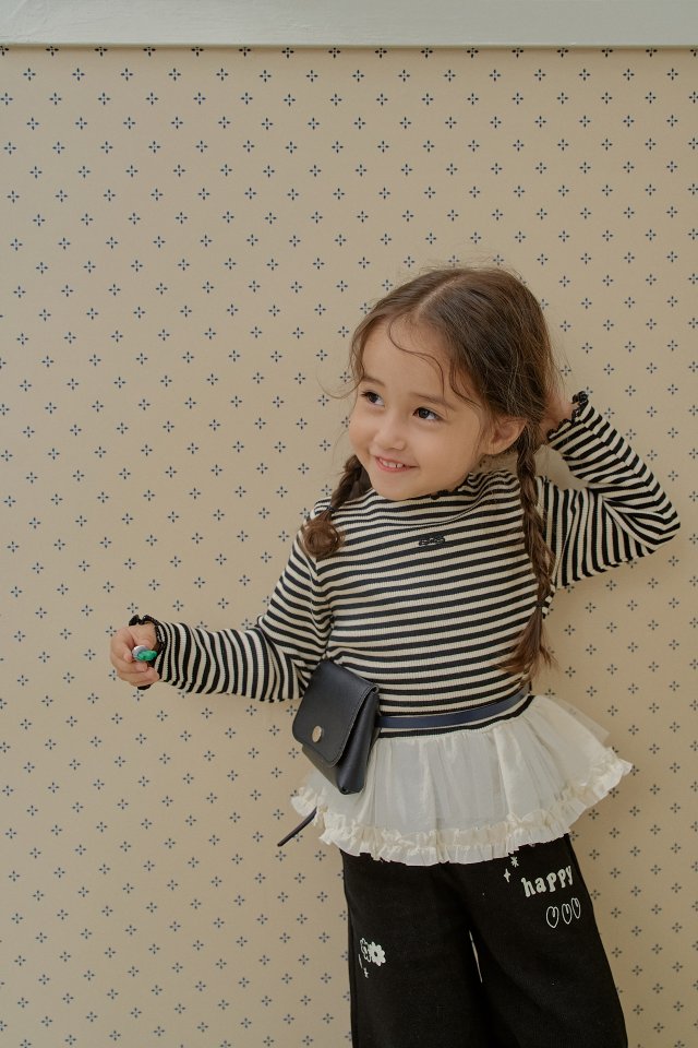 Momo Ann - Korean Children Fashion - #discoveringself - Ribbed Long Tee - 10
