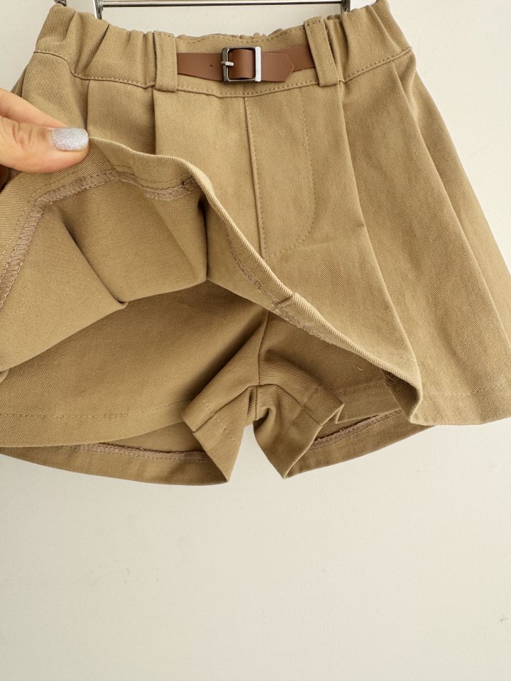 Momo Ann - Korean Children Fashion - #fashionkids - Cotton Belt Skirt - 12